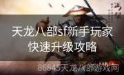 天龙八部sf新手玩家快速升级攻略