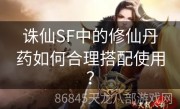 诛仙SF中的修仙丹药如何合理搭配使用？